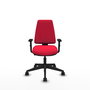 PIQUERAS Y CRESPO Silla de oficina Elche Roja con Brazos 1D