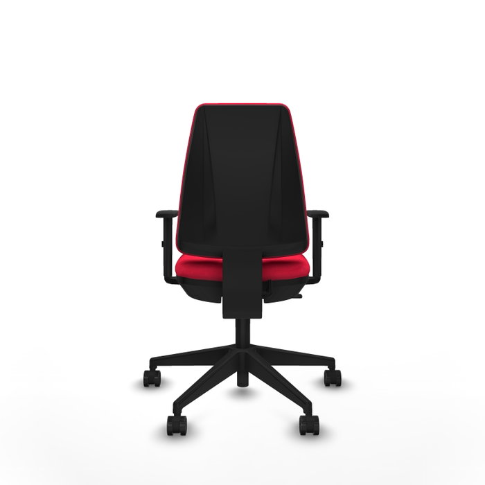 PIQUERAS Y CRESPO Silla de oficina Elche Roja con Brazos 1D PIQUERAS Y CRESPO Silla de oficina Elche Roja con Brazos 1D