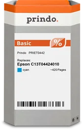 Prindo Cartucho de tinta cian PRIET0442 Basic L