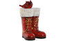 DKD Home Decor Macetero Magnesia Botas Rojo 26x23x37,5 cm