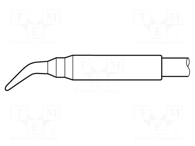 JBC TOOLS Pico con cono acodado 0,3mm JBC TOOLS Pico con cono acodado 0,3mm
