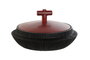 DKD Home Decor Tibor de Resina Negro 28x28x15 cm