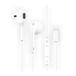 Techonetech Auriculares Eartech Hip con Micrófono Lightning para iPhone - Blancos