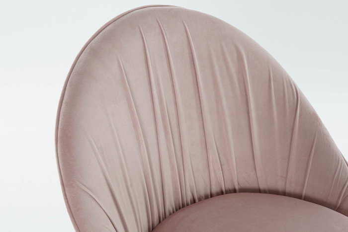 DKD Home Decor Silla Velvet Metal Rosa
