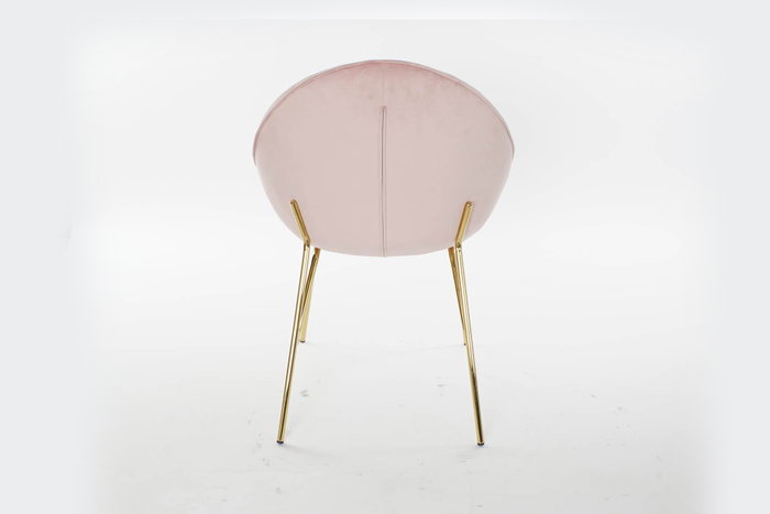 DKD Home Decor Silla Velvet Metal Rosa