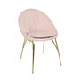 DKD Home Decor Silla Velvet Metal Rosa