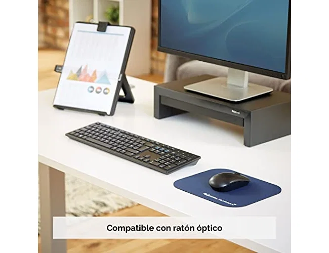 Fellowes Alfombrilla para Ratón Microban Azul 5933805