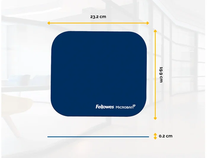 Fellowes Alfombrilla para Ratón Microban Azul