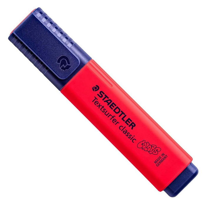 STAEDTLER Marcador Fluorescente 364 TEXTSURFER CLASSIC Rojo Intenso (Set de 10) STAEDTLER Marcador Fluorescente 364 TEXTSURFER CLASSIC Rojo Intenso (Set de 10)