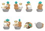 Funism Maltese Blind Box Minifiguras Lucky Paws Expositor (8)