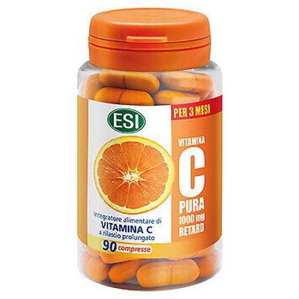 TREPATDIET-ESI Vitamina C Pura 1000mg Retard 90 Comprimidos TREPATDIET-ESI Vitamina C Pura 1000mg Retard 90 Comprimidos