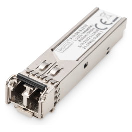 Digitus Módulo Industrial SFP (mini-GBIC) de 1.25 Gbps, 850 nm, 500 m para Fibra Multimodo 50/125 y 62.5/125 µm, con Conector LC, Cumple MSA
