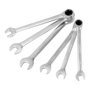 Workpro Juego de 7 Llaves Mixtas de Carraca Métricas, 10-11-12-13-14-15-16 mm, Acero Cromo Vanadio, Carraca 72 Dientes