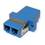 VALUE Adaptador de Fibra Óptica LWL-Kupplung LC/LC Duplex OS2, Color Azul, Ref. 21.99.0663 - Conector Hembra Derecho