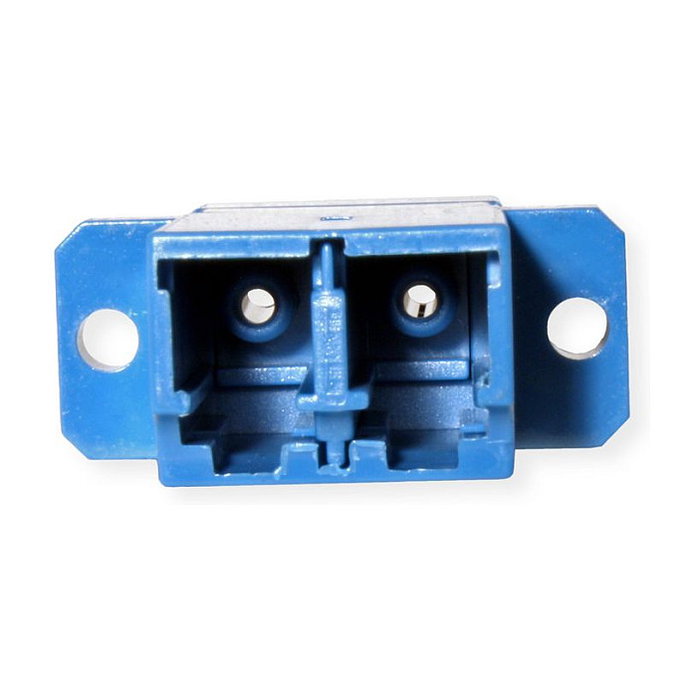 VALUE Adaptador de Fibra Óptica LWL-Kupplung LC/LC Duplex OS2, Color Azul, Ref. 21.99.0663 - Conector Hembra Derecho