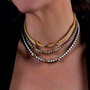 Shabama Collar NAMIBIA X3 oro brillo