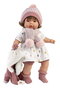 Llorens Muñeca Lola Llorona 38 cm con cuerpo de tela y mecanismo de sonido en español para 3 años