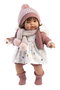 Llorens Muñeca Lola Llorona 38 cm con cuerpo de tela y mecanismo de sonido en español para 3 años