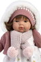 Llorens Muñeca Lola Llorona 38 cm con cuerpo de tela y mecanismo de sonido en español para 3 años