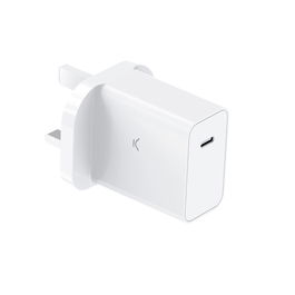 Cargador de Pared KSIX PPS Blanco 30 W