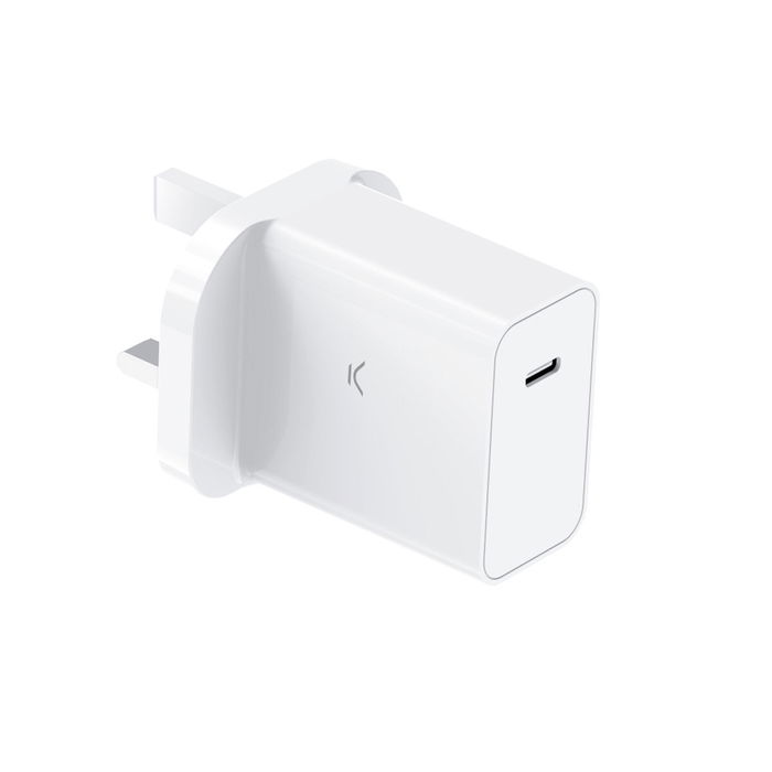Cargador de Pared KSIX PPS Blanco 30 W Cargador de Pared KSIX PPS Blanco 30 W