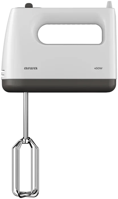 Aiwa Batidora Reposteria Tesaberu AHX-600 450W 5 Velocidades Turbo 2 Varillas 2 Ganchos Acero