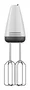 Aiwa Tesaberu AHX-600 Batidora de mano 450 W, 5 velocidades, Gris y Blanco