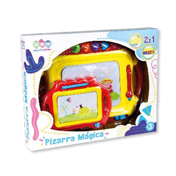 Pizarra magnética con mini pizarra colores sdos. - modelos surtidos