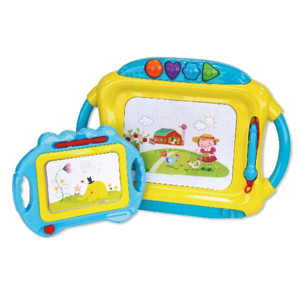 Pizarra magnética con mini pizarra colores sdos. - modelos surtidos