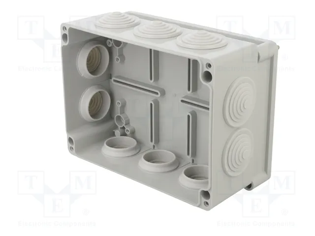SEZ DK Caja de conexiones gris 150x70x110mm