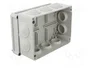 SEZ DK Caja de conexiones gris 150x70x110mm