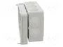 SEZ DK Caja de conexiones gris 150x70x110mm