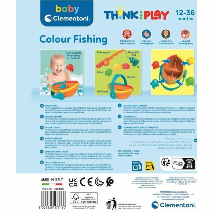 Clementoni Pesca, Juega y Aprende Clementoni Pesca, Juega y Aprende