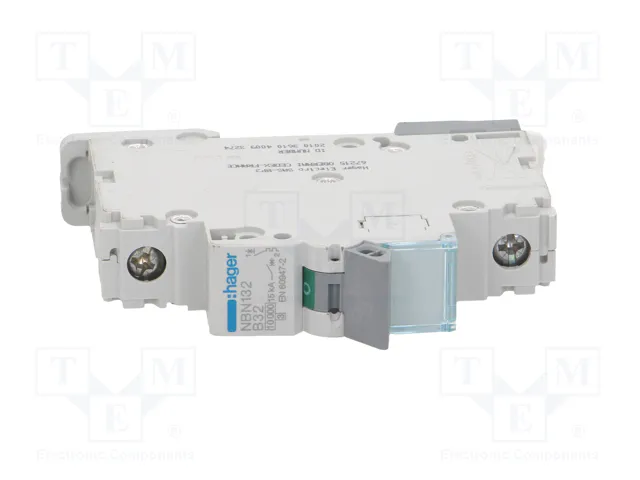 HAGER NBN132 Interruptor magnetotérmico 1 polo 32A 10kA