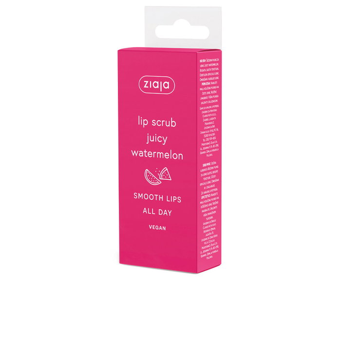 Ziaja Exfoliante Labial de Azúcar Juicy Watermelon 12 ml - Textura Gel para Labios Suaves - Vegano Ziaja Exfoliante Labial de Azúcar Juicy Watermelon 12 ml - Textura Gel para Labios Suaves - Vegano