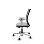 PIQUERAS Y CRESPO Silla de oficina Haches Gris con mecanismo Sincro/Traslack