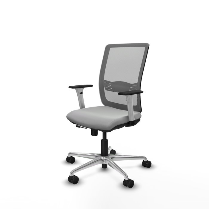PIQUERAS Y CRESPO Silla de oficina Haches Gris con mecanismo Sincro/Traslack PIQUERAS Y CRESPO Silla de oficina Haches Gris con mecanismo Sincro/Traslack