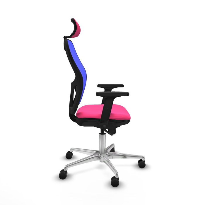 PIQUERAS Y CRESPO Silla de oficina Jorquera con mecanismo Sincro, Rosa y Azul PIQUERAS Y CRESPO Silla de oficina Jorquera con mecanismo Sincro, Rosa y Azul