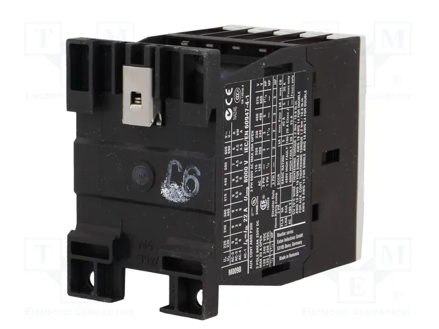 Eaton DILM9-01 Contactor 4kW 400V AC3 230V50Hz 240V60Hz 3p+1