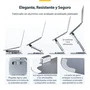 StarTech.com Soporte Elevador para Portátil ATER-LAPTOP-RISER - Giratorio 360°, Altura Ajustable hasta 12.5 cm, Plataforma Ventilada de Aluminio, Plata