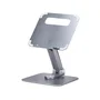 StarTech.com Soporte Elevador para Portátil ATER-LAPTOP-RISER - Giratorio 360°, Altura Ajustable hasta 12.5 cm, Plataforma Ventilada de Aluminio, Plata