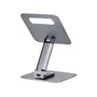 StarTech.com Soporte Elevador para Portátil ATER-LAPTOP-RISER - Giratorio 360°, Altura Ajustable hasta 12.5 cm, Plataforma Ventilada de Aluminio, Plata