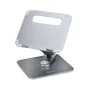 StarTech.com Soporte Elevador para Portátil ATER-LAPTOP-RISER - Giratorio 360°, Altura Ajustable hasta 12.5 cm, Plataforma Ventilada de Aluminio, Plata