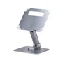 StarTech.com Soporte Elevador para Portátil ATER-LAPTOP-RISER - Giratorio 360°, Altura Ajustable hasta 12.5 cm, Plataforma Ventilada de Aluminio, Plata