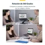 StarTech.com Soporte Elevador para Portátil ATER-LAPTOP-RISER - Giratorio 360°, Altura Ajustable hasta 12.5 cm, Plataforma Ventilada de Aluminio, Plata