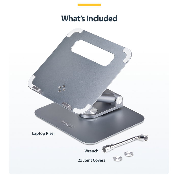 Startech.com Ater Laptop Riser Soporte para Ordenador Portátil Plata