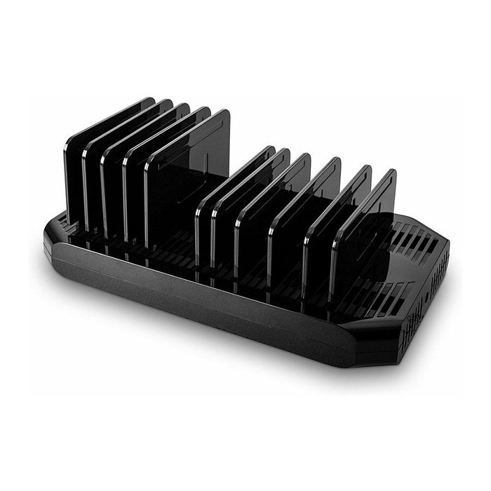 Lindy Estación de Carga USB de 120W con 10 Puertos (8x USB-A y 2x USB-C)