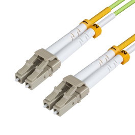 MicroConnect Cable de Fibra Óptica LC-LC Multimodo OM5 Verde Lima 15m