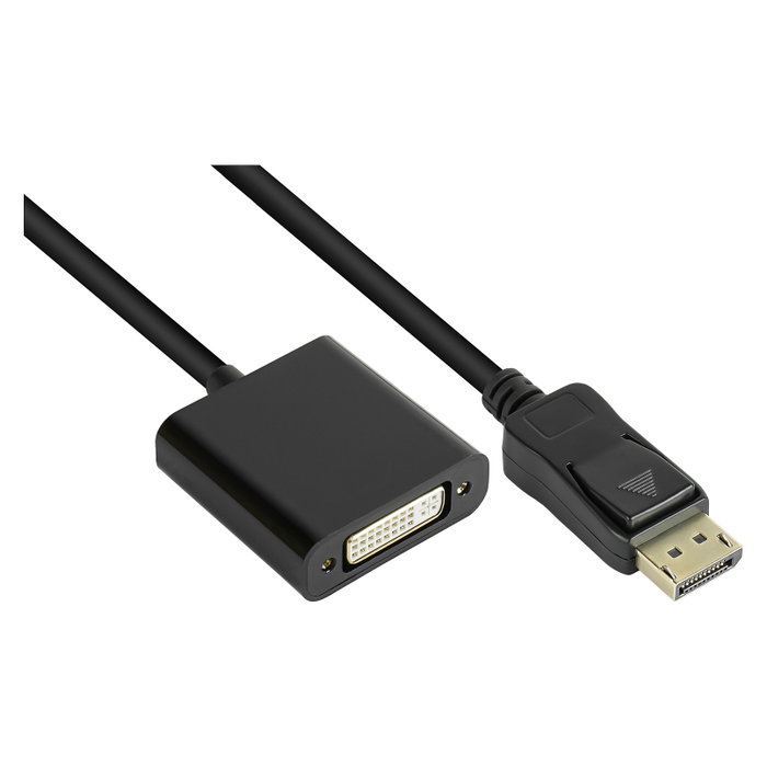 GoodConnections Adaptador DP-St.-DVI-I 24+5Bu. 0,2m