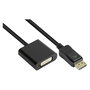 GoodConnections Adaptador DP-St.-DVI-I 24+5Bu. 0,2m
